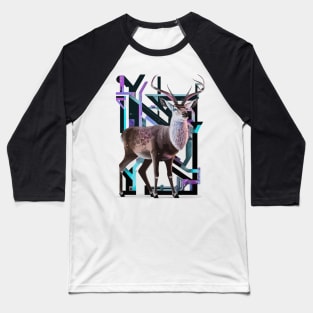 Deer Geometric russian Baseball T-Shirt